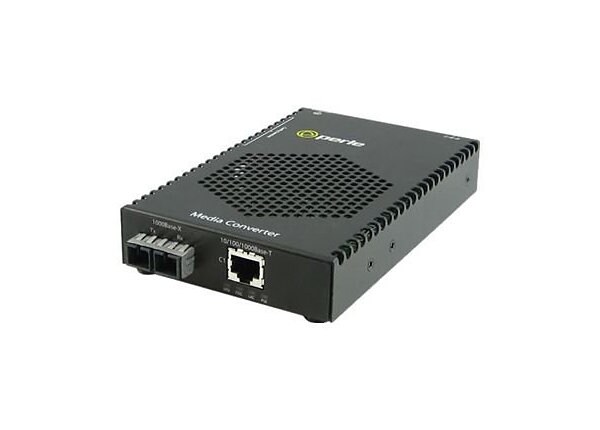 Perle S-1110P-M2SC05 - fiber media converter - Ethernet, Fast Ethernet, Gigabit Ethernet