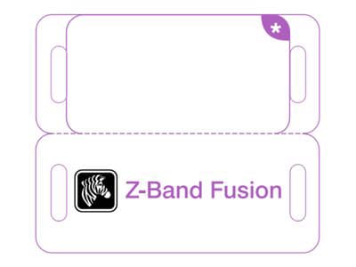 Zebra Z-Band Fusion - wristbands - 500 pcs. -