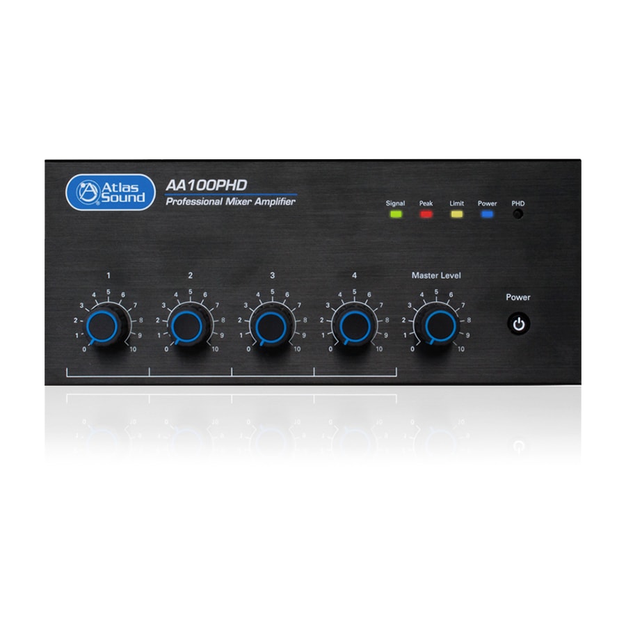 Atlas AA100PHD mixer amplifier - 4-channel