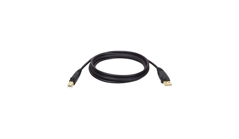 Tripp Lite 6ft USB Cable Hi-Speed Gold Shielded USB 2.0 A/B Male / Male 6' - USB cable - USB to USB Type B - 6 ft