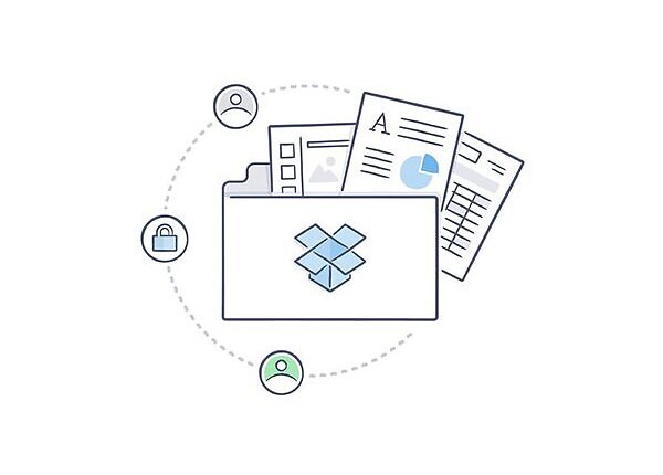 Dropbox for Business - subscription upgrade license ( 11 months )