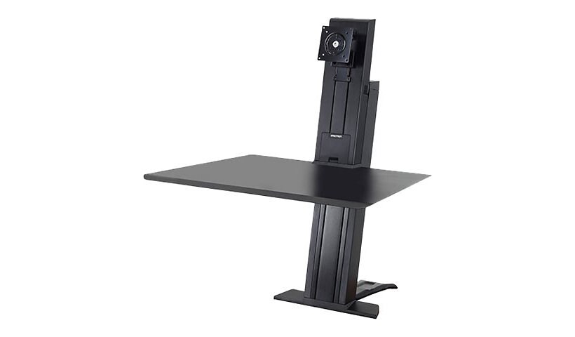 Ergotron WorkFit-SR Hvy Monitor Standing Desk - mounting kit - for LCD display / keyboard / mouse - black