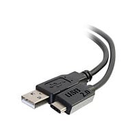 C2G 10ft USB C to USB A Cable - USB C 2.0 to USB Cable - 480Mbps - Black - M/M - USB-C cable - 24 pin USB-C to USB -