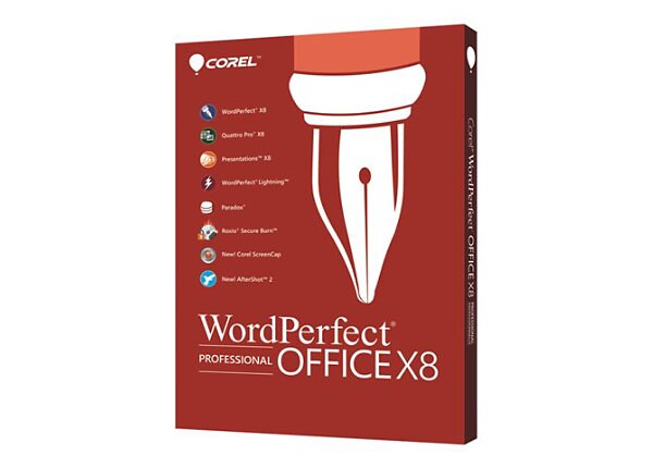 COREL WORDPERFECT OFC X8 PRO UPG DVD