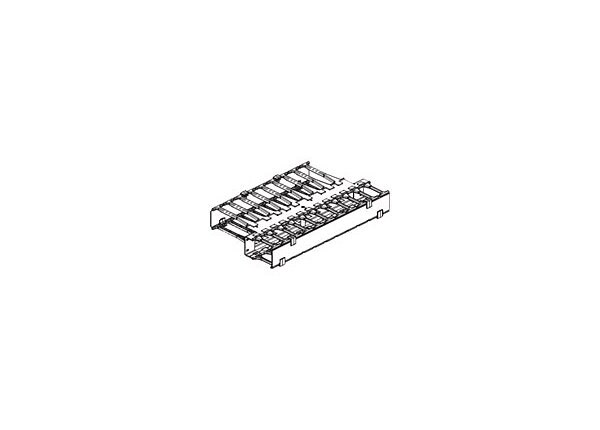 CPI Universal Double-Sided - rack cable management tray - 1U