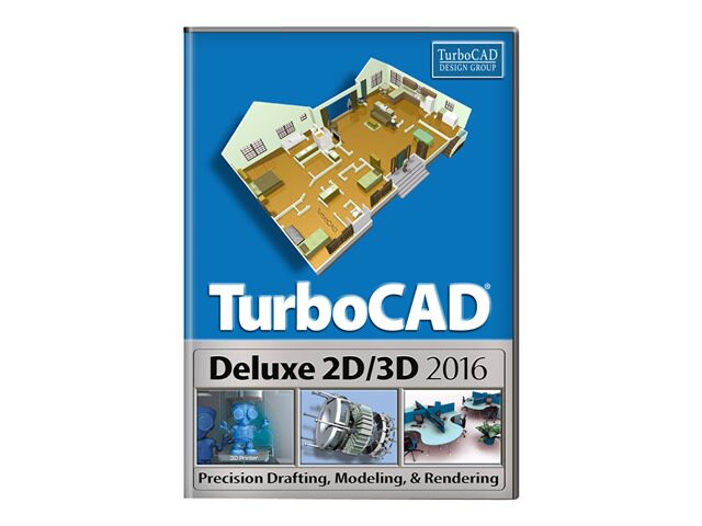 TurboCAD Deluxe 2016 - box pack