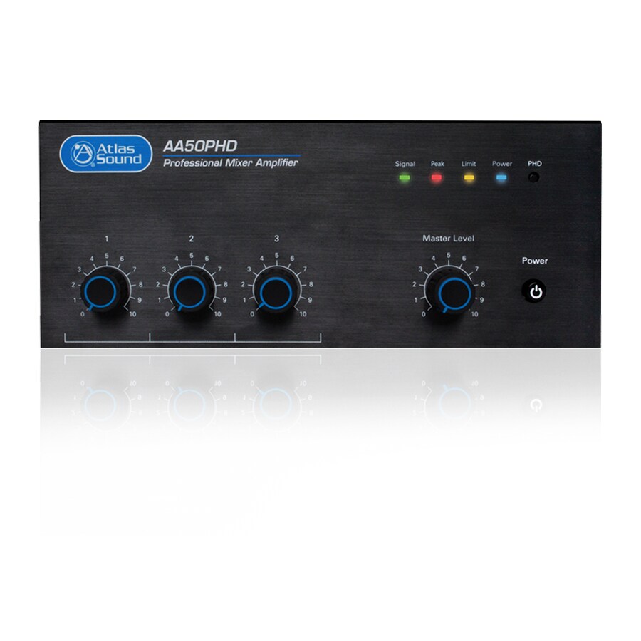 Atlas Sound 50W 3-Input BGM Mixer Amplifier
