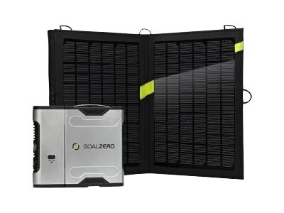 Goal Zero Sherpa 50 - with Inverter Solar Recharger Kit - external battery pack + battery charger - AC / solar - NMC -