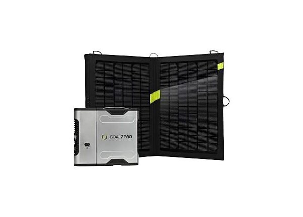 Goal Zero Sherpa 50 - with Inverter Solar Recharger Kit - external battery pack + battery charger - AC / solar - NMC -