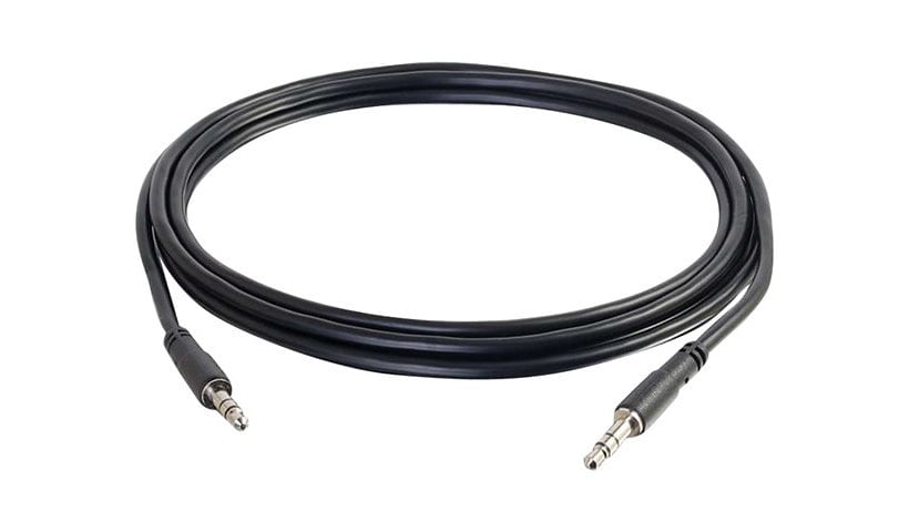 C2G 10ft Slim 3.5mm Audio Cable - AUX Cable - M/M