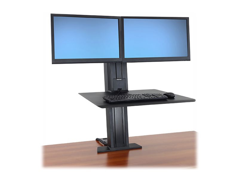 Thumbnail 2 of 8 for Ergotron WorkFit-SR - standing desk converter - black
