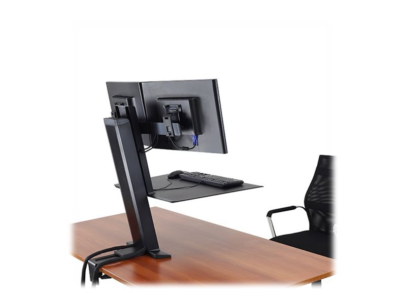 Thumbnail 3 of 8 for Ergotron WorkFit-SR - standing desk converter - black