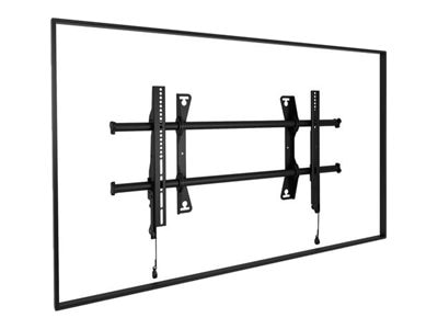 Chief Fusion Large Fixed Display Wall Mount - For Displays 42-86" - Black mounting kit - for LCD display - black