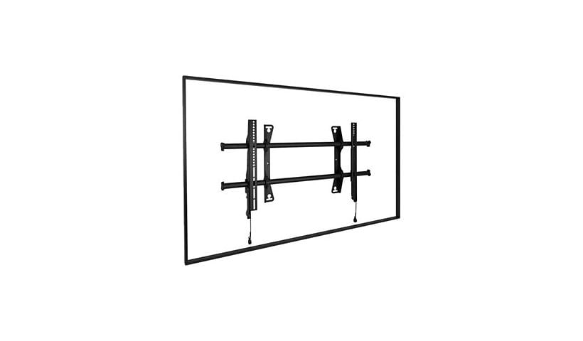 Chief Fusion Large Fixed Display Wall Mount - For Displays 42-86" - Black - kit de montage - pour Écran LCD - noir