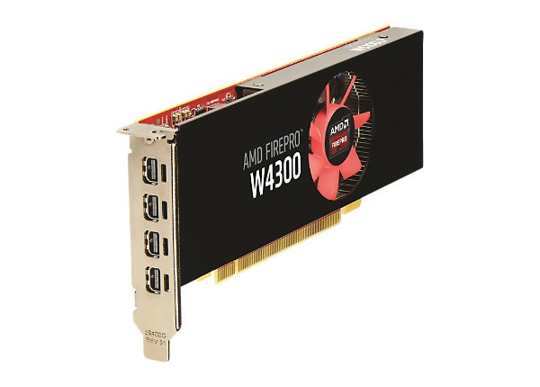 AMD FirePro W4300 - graphics card - FirePro W4300 - 4 GB