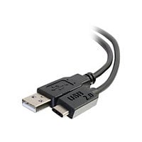 C2G 3ft USB C to USB A Cable - USB C 2.0 to USB Cable - 480 Mbps - Black - M/M