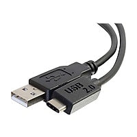 C2G 12ft USB C to USB A Cable - USB C to A Cable - USB 2.0 - 480Mbps - Black - M/M
