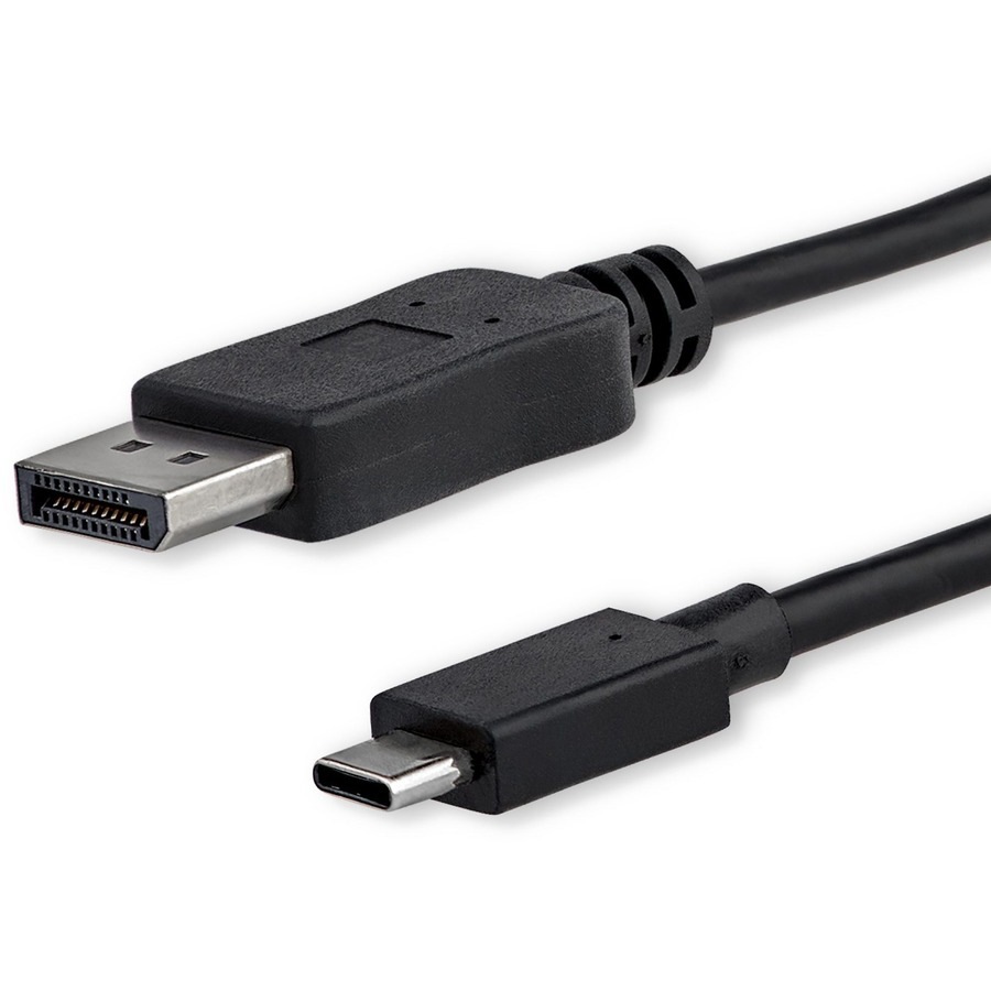 StarTech.com 6' (2m) USB C to DisplayPort 1,2 Cable - 4K 60Hz, USB Type-C to DP Adapter Cable, Works w/ Thunderbolt 3