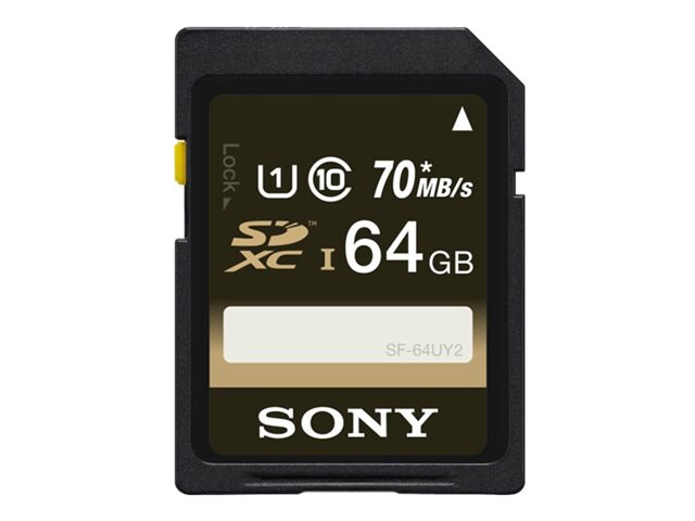 Sony SF-64UY2 - flash memory card - 64 GB - SDXC UHS-I