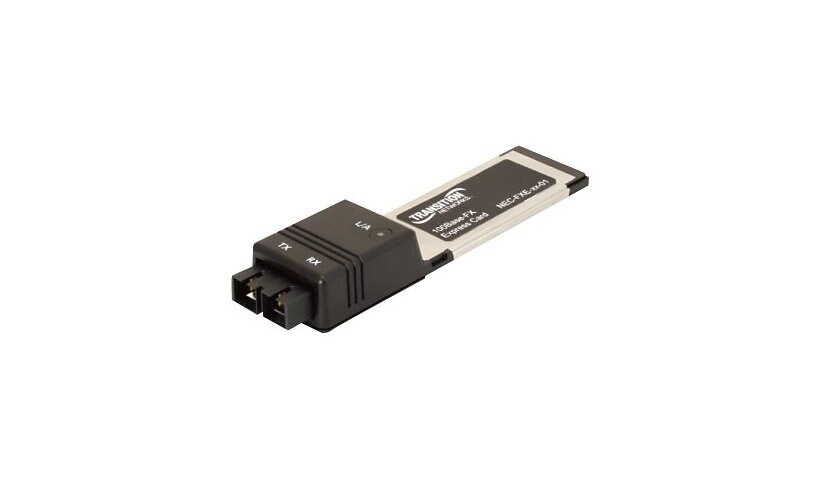 Transition Networks NEC-FXE-ST-02 - network adapter - ExpressCard - 100Base