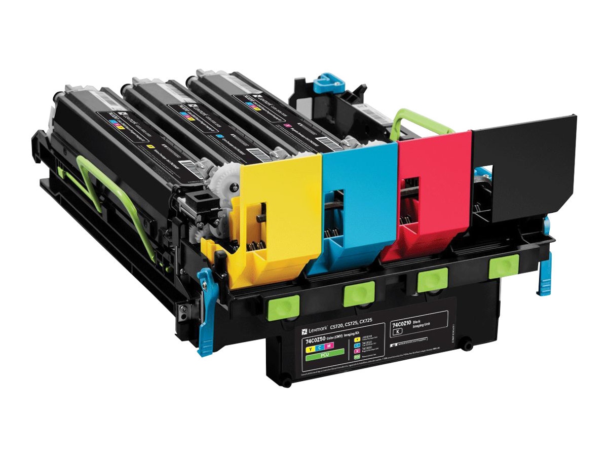 Lexmark - yellow, cyan, magenta - printer imaging kit - LCCP, LRP