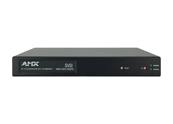 AMX NMX-DEC-N2212 JPEG2000 compression decoder