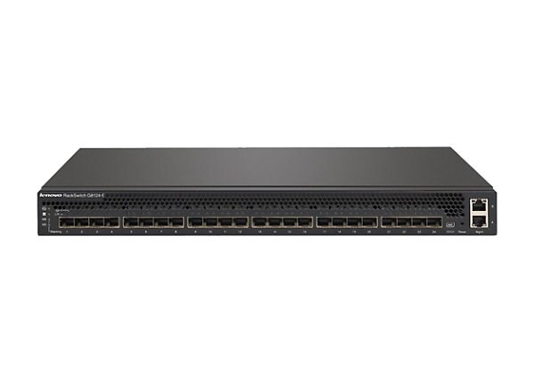 Lenovo RackSwitch G8124E - switch - 24 ports - managed - rack-mountable