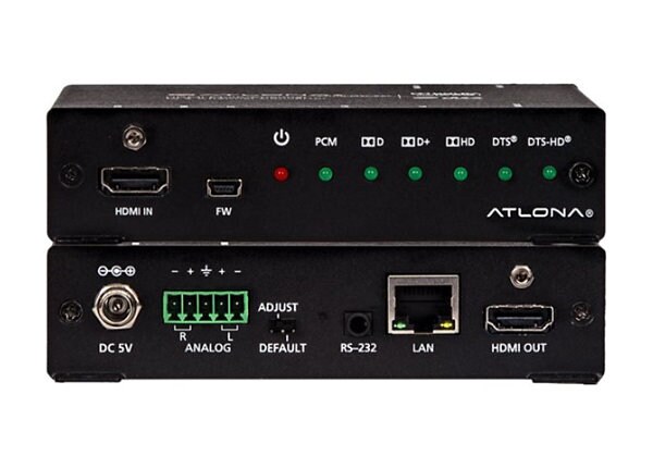 Atlona AT-UHD-M2C-BAL audio disembedder