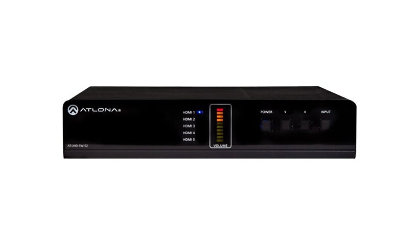 Atlona AT-UHD-SW-52 - video/audio switch - 5 ports