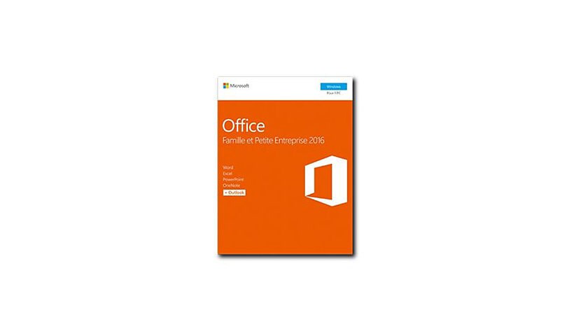 Microsoft Office Home and Business 2016 - version boîte - 1 PC