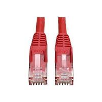 Eaton Tripp Lite Series Cat6 Gigabit Snagless Molded (UTP) Ethernet Cable (RJ45 M/M), PoE, Red, 6 ft. (1.83 m) - patch