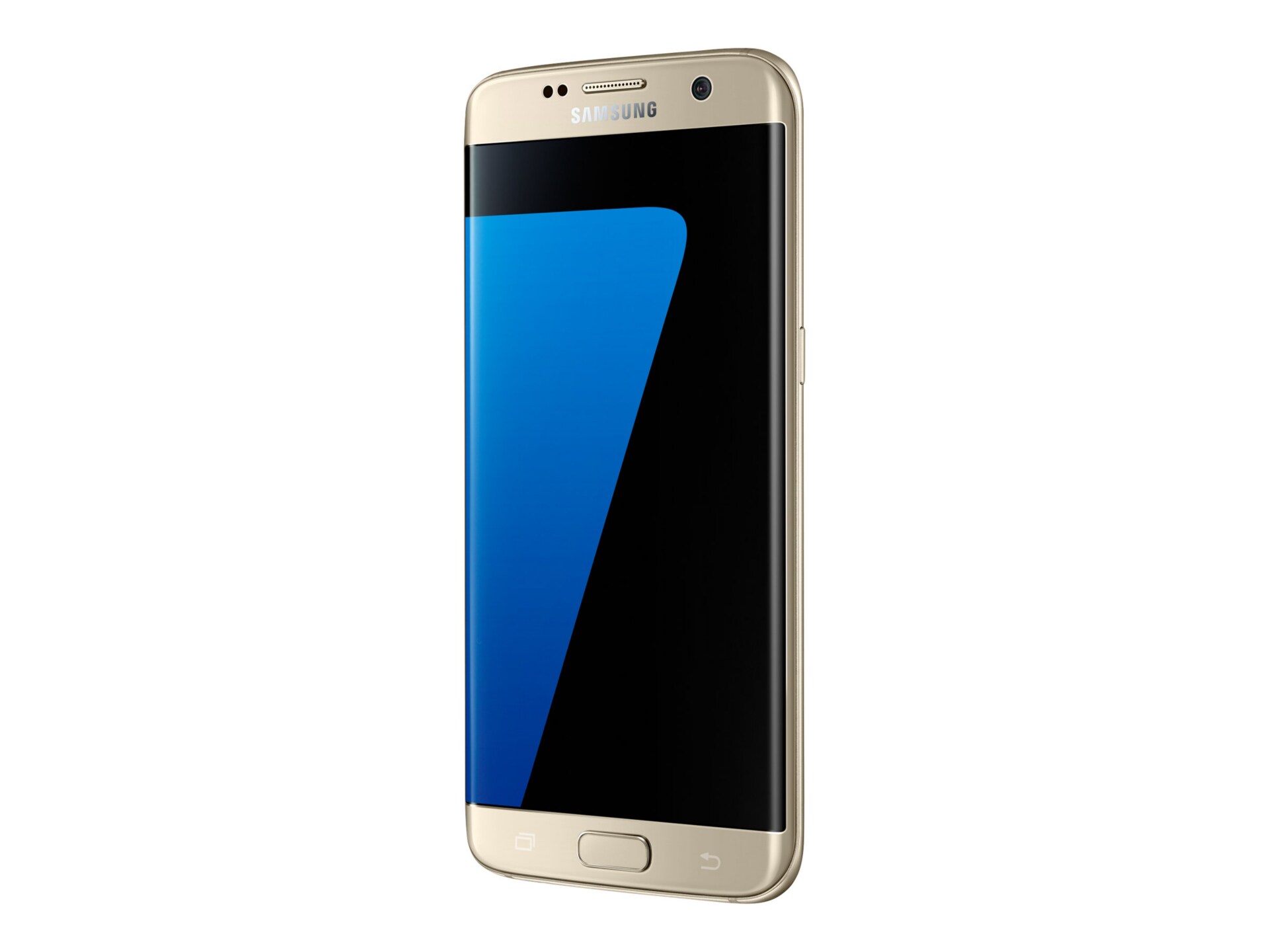 Samsung Galaxy S7 edge - SM-G935V - platinum gold - 4G HSPA+ - 32 GB - CDMA / GSM - smartphone