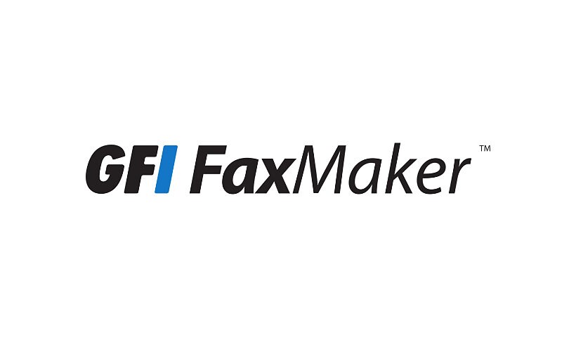 GFI FAXmaker etherFAX - subscription license (1 year) - 6000 fax pages inbound/outbound LOCAL