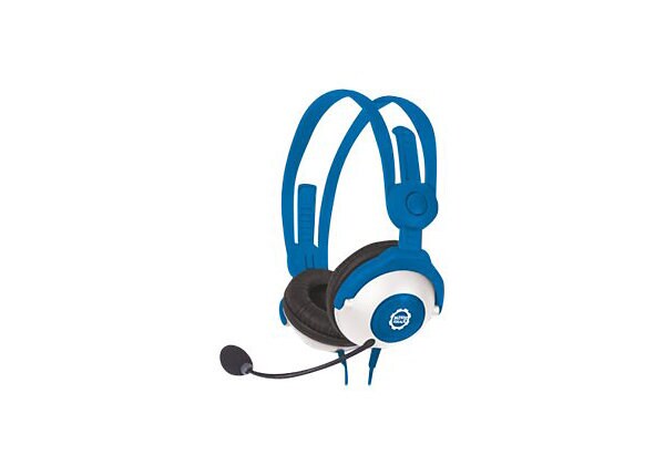 Kidz Gear Deluxe Stereo Headset Headphones with Boom Microphone - headphones with mic