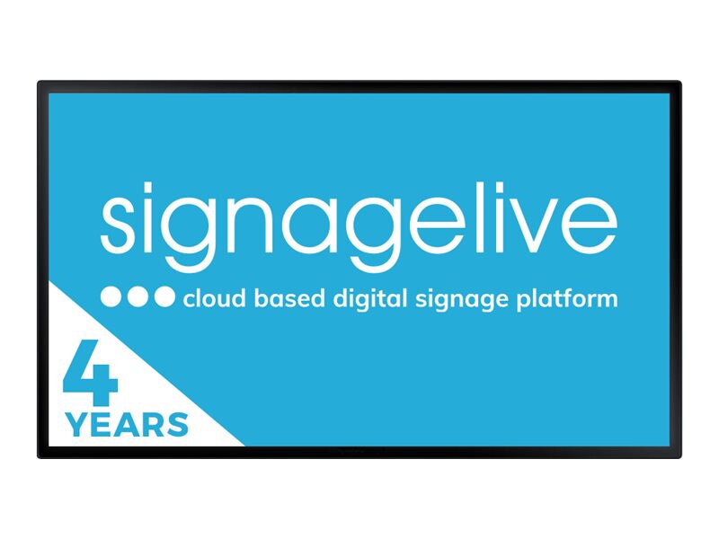 Signagelive Standard - subscription license (4 years) - 1 player