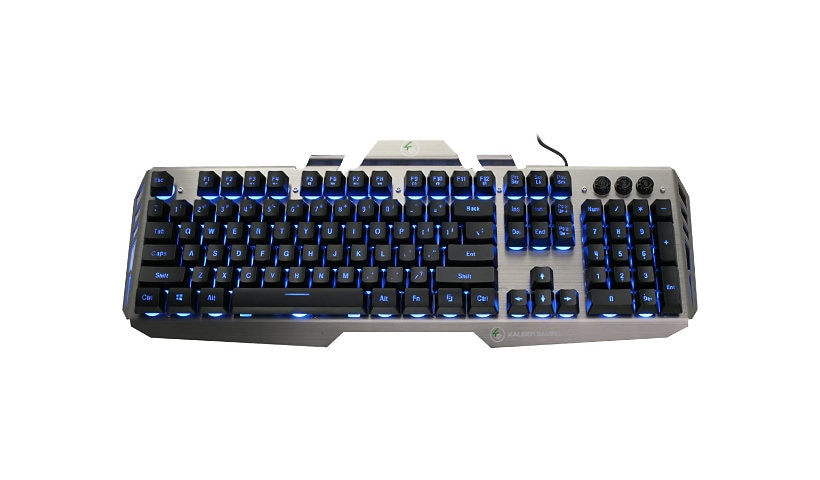 Kaliber Gaming by IOGEAR HVER Aluminum Gaming Keyboard - keyboard - black/g