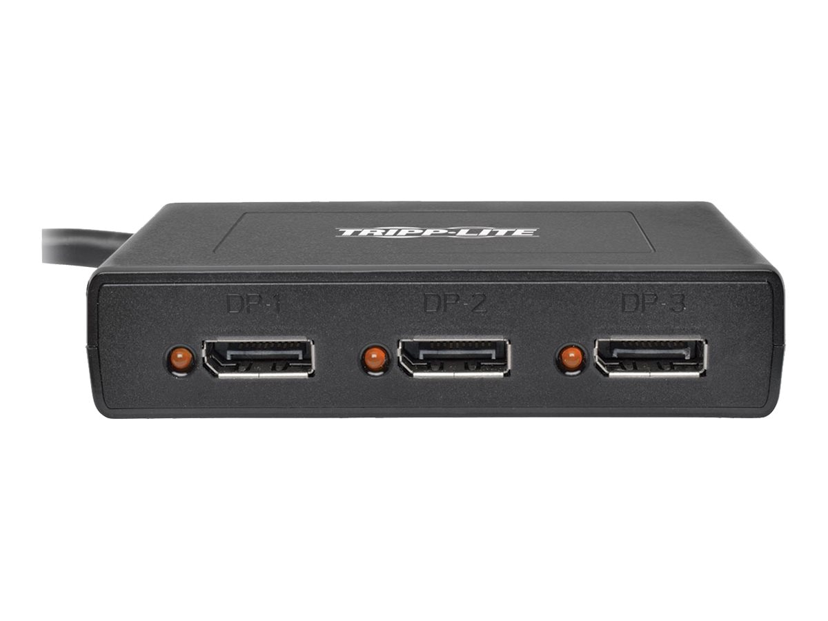 Thumbnail 6 of 10 for Eaton Tripp Lite series 3-Port DisplayPort Multi-Stream Transport (MST) Hub 4K x 2K - video splitter - 3 ports - TAA