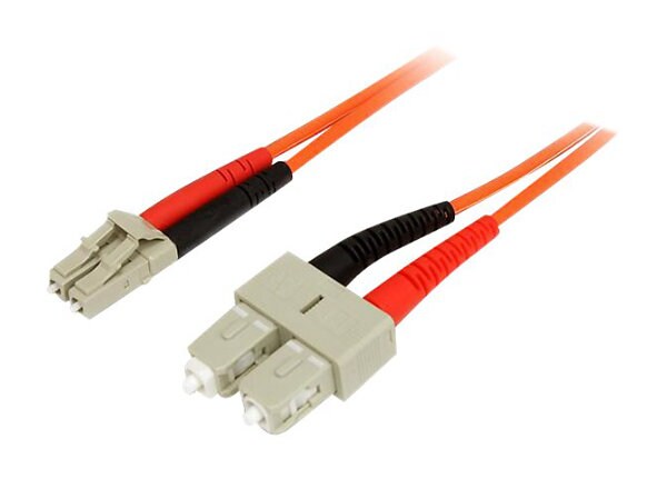 StarTech.com 10m Fiber Optic Cable - Multimode Duplex 50/125 - LSZH - LC/SC