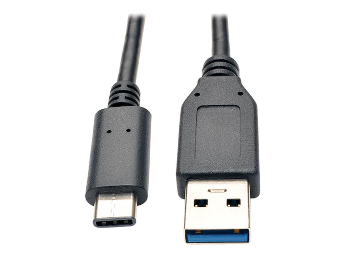 Tripp Lite USB C to USB-A Cable 5 Gbps USB 3.1 Gen 1 M/M USB Type C 3'