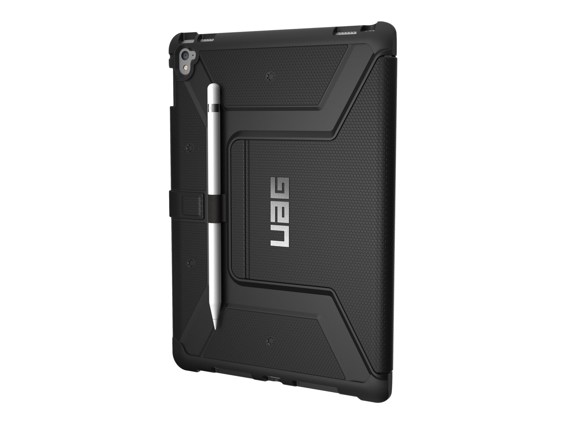 UAG Rugged Case for iPad Pro 9.7-inch - Metropolis Black - flip cover for tablet