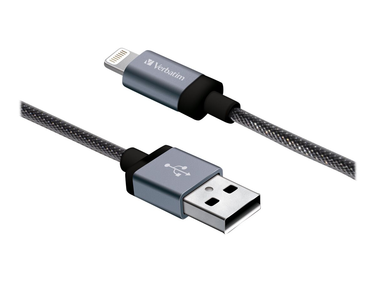 Verbatim Sync & Charge Lightning cable - 4 ft