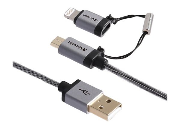 Verbatim Sync & Charge charging / data cable kit - Lightning / USB