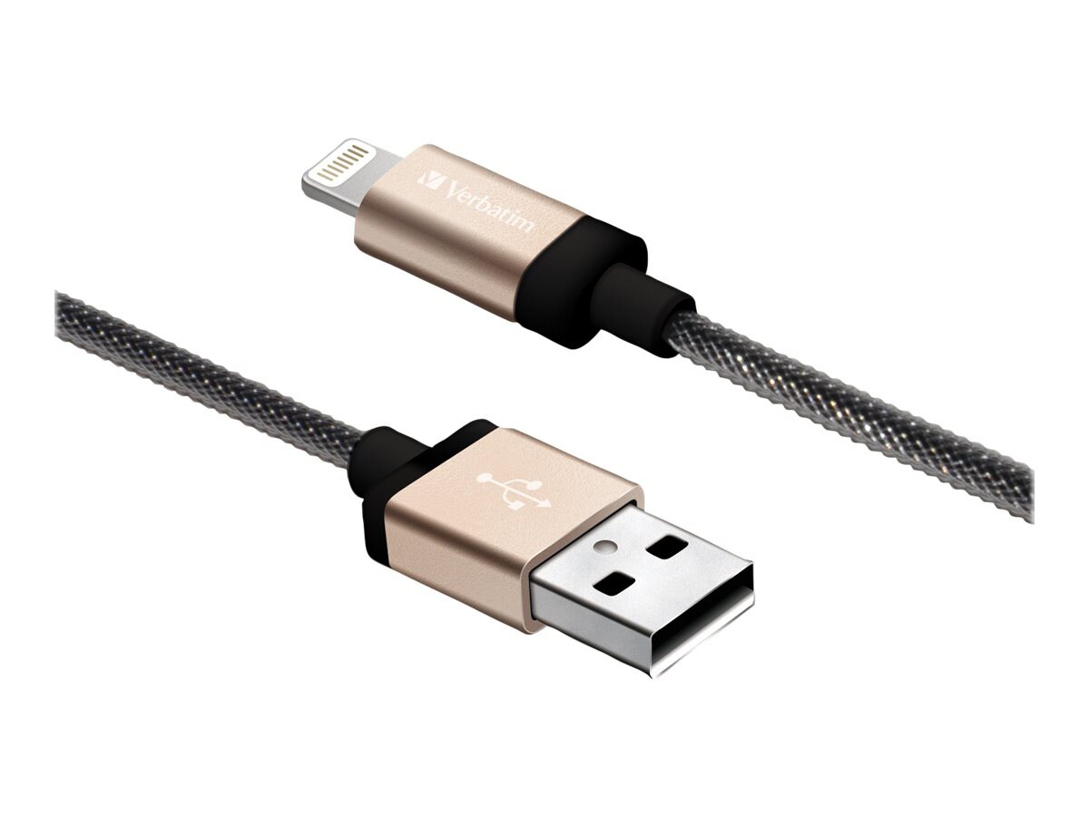 Verbatim Sync & Charge Lightning cable - Lightning / USB - 4 ft