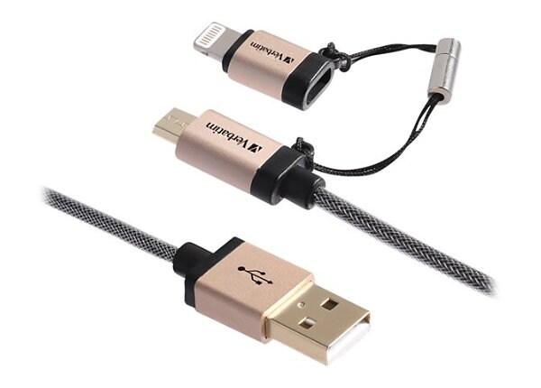 Verbatim Sync & Charge charging / data cable kit - Lightning / USB