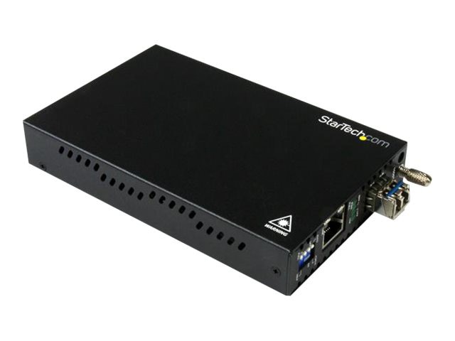 StarTech.com Gigabit Ethernet Copper-to-Fiber Media Converter - SM LC 10 km