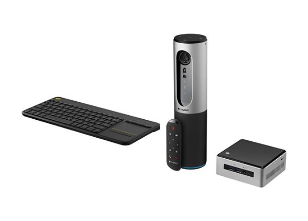 Logitech Connect Kit - video conferencing kit - with Intel NUC Kit NUC5i5MY