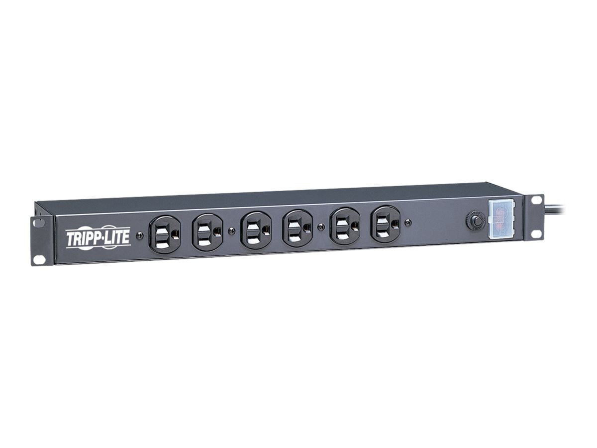 Tripp Lite Surge Protector 14-Outlet Rackmount 15ft Cord 3000 Joules 1URM