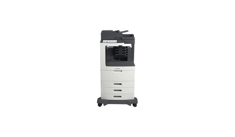 Lexmark MX812dtme - imprimante multifonctions - Noir et blanc