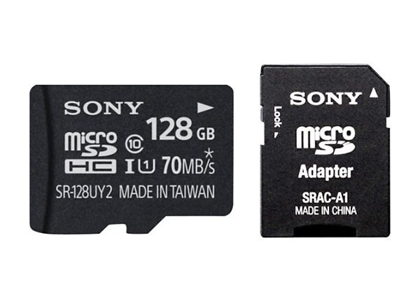 Sony SR-G1UY2 - flash memory card - 128 GB - microSDXC UHS-I