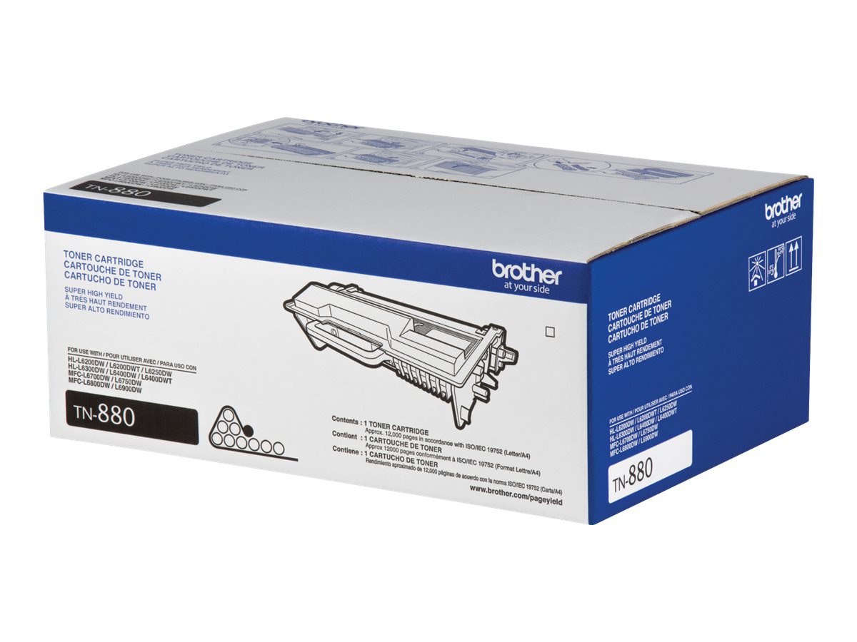 Brother TN880 - Super High Yield - black - original - toner cartridge
